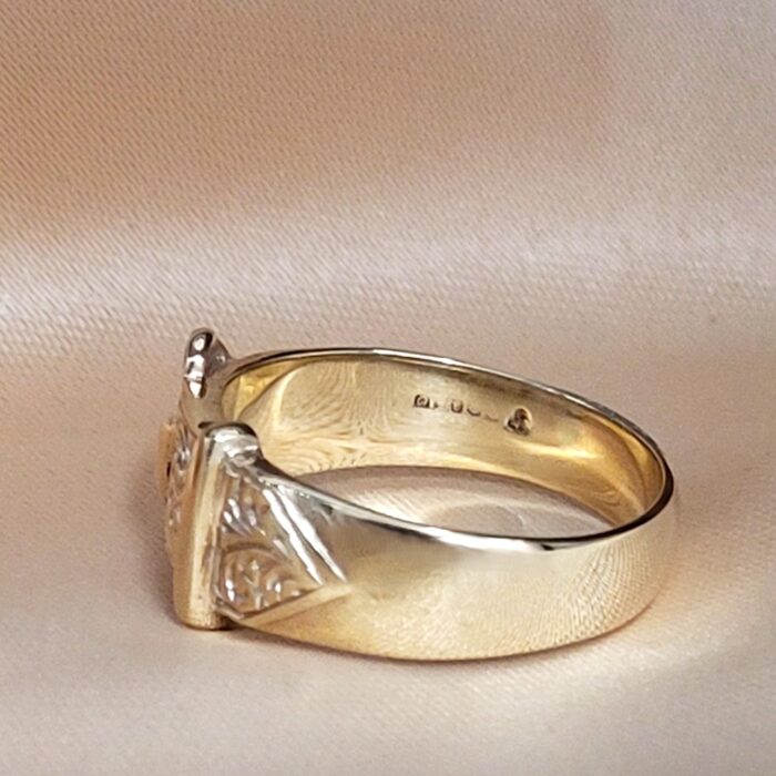 9ct Yellow Gold Buckle Ring from Ace Jewellery, Leeds