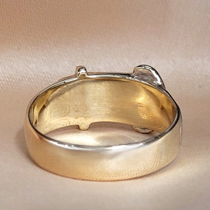 9ct Yellow Gold Buckle Ring from Ace Jewellery, Leeds