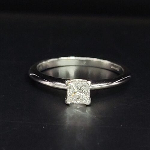 0.34ct Princess Cut Tiffany Diamond Solitaire Engagement Ring Platinum from Ace Jewellery, Leeds