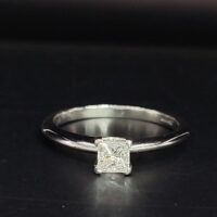 0.34ct Princess Cut Tiffany Diamond Solitaire Engagement Ring Platinum from Ace Jewellery, Leeds