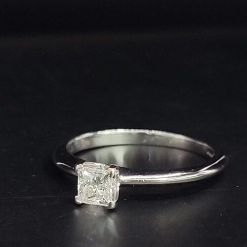 0.34ct Princess Cut Tiffany Diamond Solitaire Engagement Ring Platinum from Ace Jewellery, Leeds