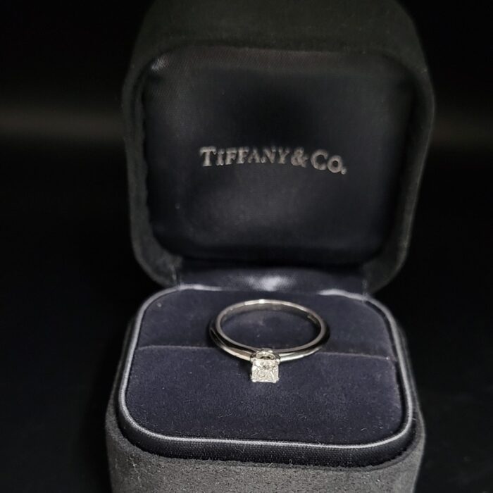 0.34ct Princess Cut Tiffany Diamond Solitaire Engagement Ring Platinum from Ace Jewellery, Leeds