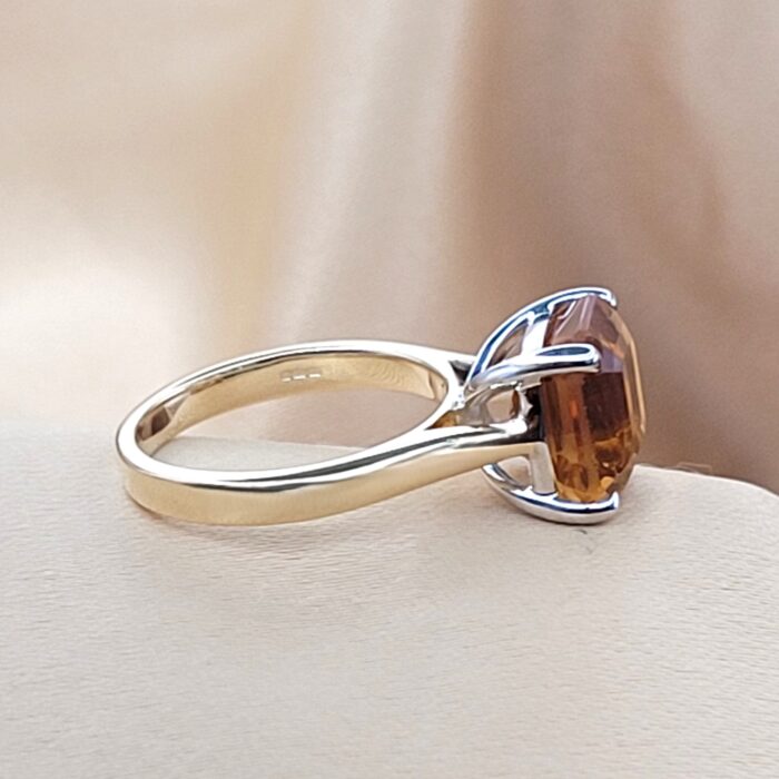 4.96ct Smoky Topaz Ring 9ct White Gold from Ace Jewellery, Leeds