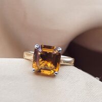 4.96ct Smoky Topaz Ring 9ct White Gold from Ace Jewellery, Leeds