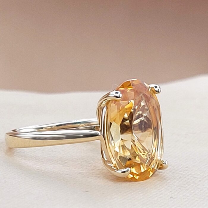 7.19ct Oval Citrine Ring 9ct Yellow Gold from Ace Jewellery, Leeds