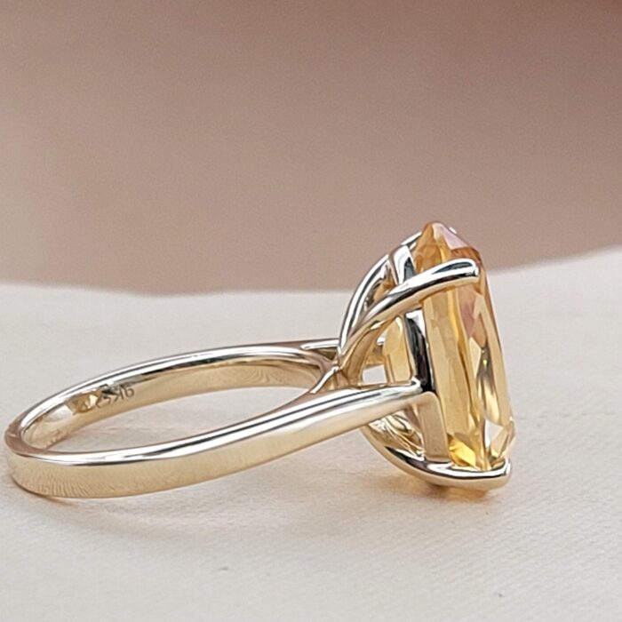 7.19ct Oval Citrine Ring 9ct Yellow Gold from Ace Jewellery, Leeds