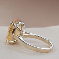 7.19ct Oval Citrine Ring 9ct Yellow Gold from Ace Jewellery, Leeds