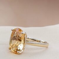 7.19ct Oval Citrine Ring 9ct Yellow Gold from Ace Jewellery, Leeds