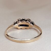 Antique 0.22ct Sapphire & Diamond Ring 9ct Yellow Gold from Ace Jewellery, Leeds