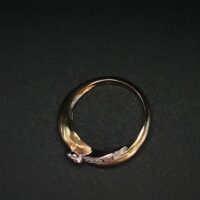 0.35ct Diamond Twist Ring 18ct Yellow Gold from Ace Jewellery, Leeds