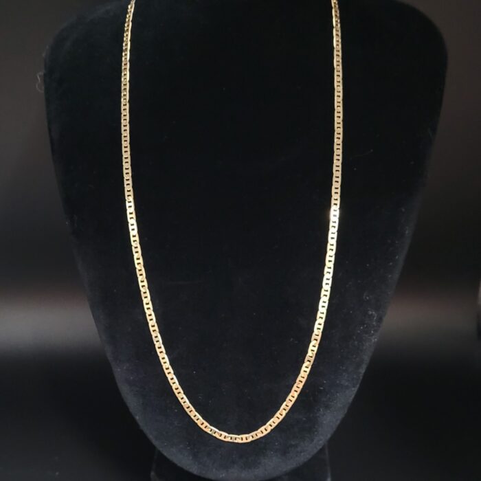 9ct Yellow Gold Laddered Curb Chain from Ace Jewellery, Leeds