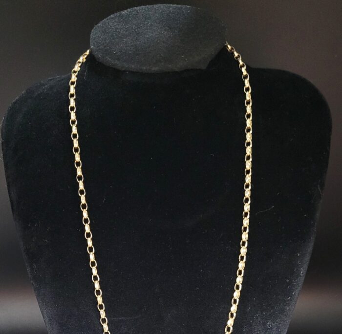 9ct Yellow Gold Belcher Chain 19" from Ace Jewellery, Leeds