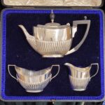 Victorian Antique Three Piece Silver Tea Set from Ace Jewellery, Leeds