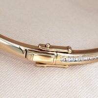 1.0ct Diamond Channel-Set Bangle 18ct Yellow Gold from Ace Jewellery, Leeds