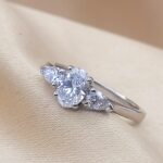 1.0ct Diamond Three-Stone Engagement Ring Platinum from Ace Jewellery, Leeds