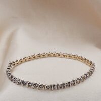 0.25ct Diamond Tennis Bracelet 9ct Yellow Gold from Ace Jewellery, Leeds