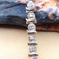 0.25ct Diamond Tennis Bracelet 9ct Yellow Gold from Ace Jewellery, Leeds