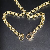 9ct Yellow Gold Belcher Chain 23" from Ace Jewellery, Leeds